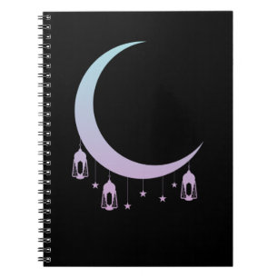 Crescent Moon Gothic Spiritueel Pastel Gothic Notitieboek