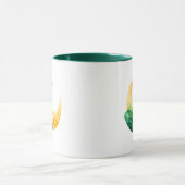 Crescent Moon Gouden Pot St. Patrick's Day Mok (Midden)