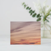 Crescent Moon in Dusk Briefkaart (Staand voorkant)