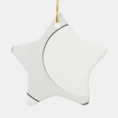 Crescent Moon Keramisch Ornament (Voorkant)