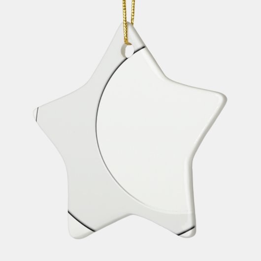 Crescent Moon Keramisch Ornament (Links)