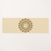 Crescent Moon Mandala Yogamat (Voorkant (horizontaal))