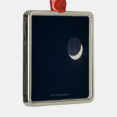 Crescent Moon Metalen Ornament (Rechts)