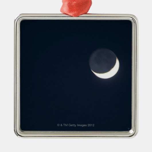 Crescent Moon Metalen Ornament (Voorkant)