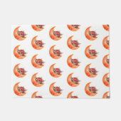 Crescent Moon Mushroom Cottcore Fungi Mycologie Deurmat (Voorkant)