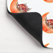 Crescent Moon Mushroom Cottcore Fungi Mycologie Muismat (Hoek)