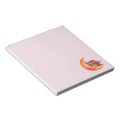 Crescent Moon Mushroom Cottcore Fungi Mycologie Notitieblok (Schuin)