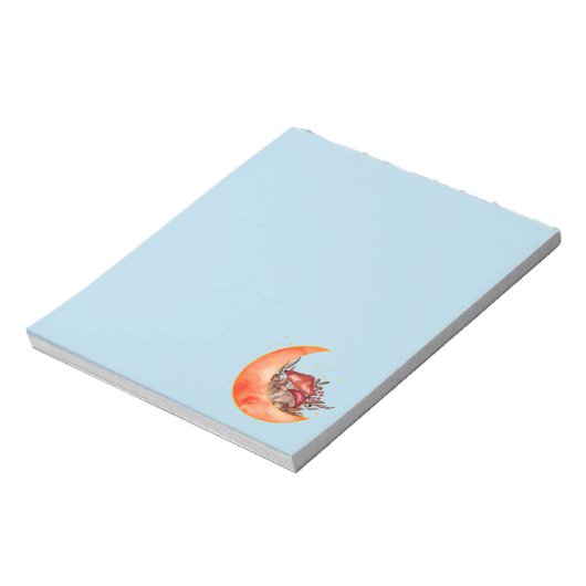 Crescent Moon Mushroom Cottcore Fungi Mycologie Notitieblok (Linkerzijde)