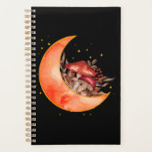 Crescent Moon Mushroom Cottcore Fungi Mycologie Planner (Voorkant)