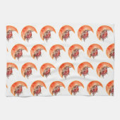 Crescent Moon Mushroom Cottcore Fungi Mycologie Theedoek (Horizontaal)