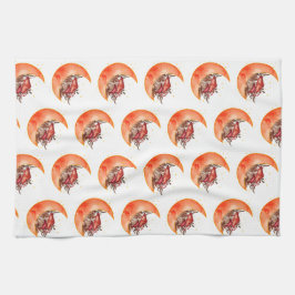 Crescent Moon Mushroom Cottcore Fungi Mycologie Theedoek