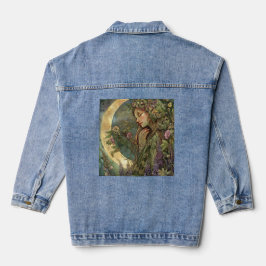 Crescent Moon Ostara Denim Jacket