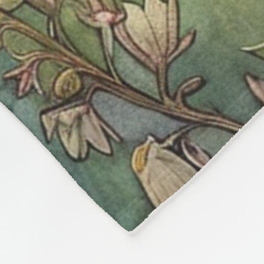 Crescent Moon Ostara Fleece Deken (Hoek)