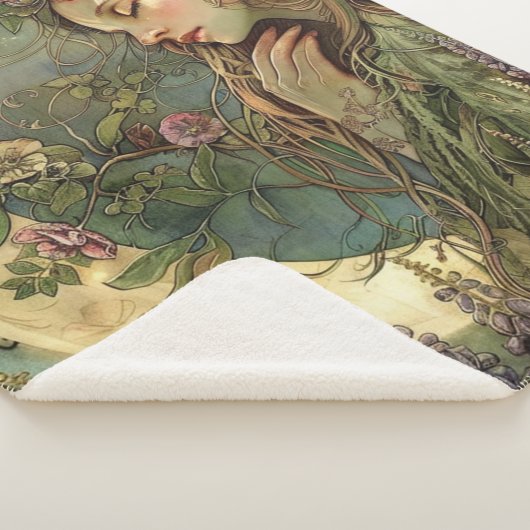 Crescent Moon Ostara Sherpa Deken (3/4)