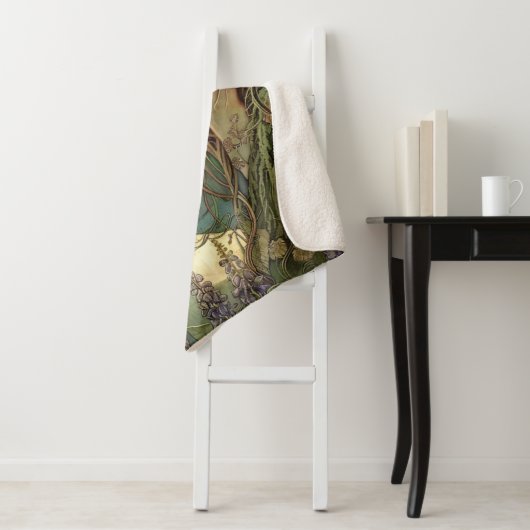 Crescent Moon Ostara Sherpa Deken (In situ)