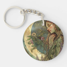 Crescent Moon Ostara Sleutelhanger