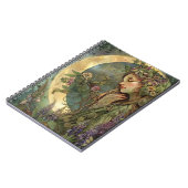 Crescent Moon Ostara Spiraal Foto Notitieboek (Linkerzijde)