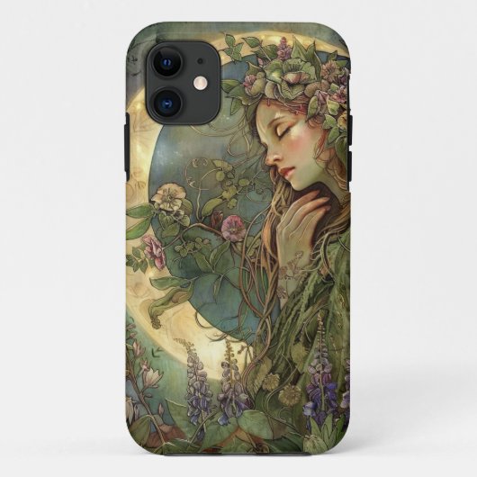 Crescent Moon Ostara Telefoon Case (Achterkant)
