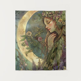 Crescent Moon Ostara Wandkleed
