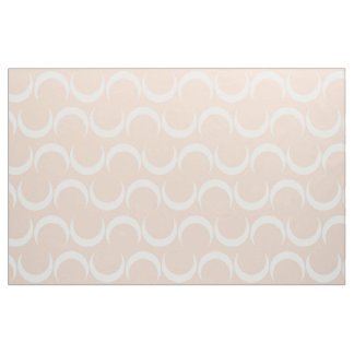 Crescent Moon Pattern - Pastel Pink Stof