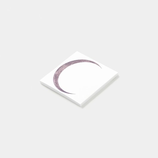 Crescent Moon post-it notes (Schuin)