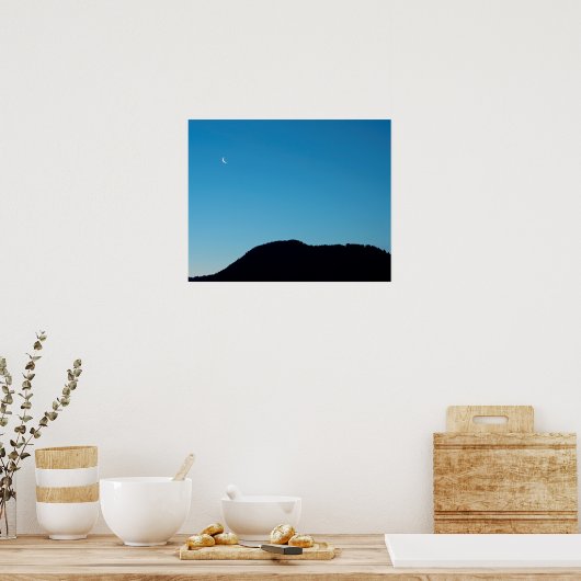 Crescent moon poster (Keuken)