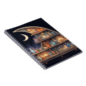 Crescent Moon Potion Shelf Notitieboek (Rechterzijde)