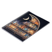 Crescent Moon Potion Shelf Notitieboek (Linkerzijde)