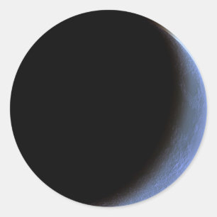 Crescent Moon Ronde Sticker