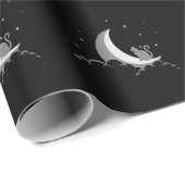 Crescent Moon Spiritueel Cat Gothic Pastel Wicca Cadeaupapier (Rol Hoek)