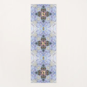 Crescent Moon Star, Floral Paars Ice Vibration Yogamat (Voorkant)