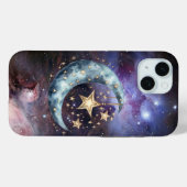 Crescent Moon Stars Galaxy Celestial Wiccan Case-Mate iPhone Case (Achterkant (horizontaal))