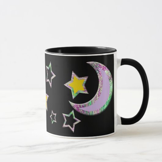 Crescent Moon & Stars Mok (Rechts)