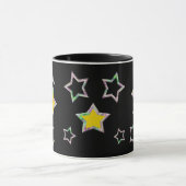 Crescent Moon & Stars Mok (Midden)