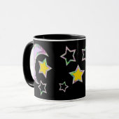 Crescent Moon & Stars Mok (Voorkant links)