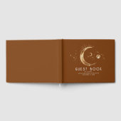 Crescent Moon Sterrennacht Hemelbruiloft Gastenboek (Volledig)