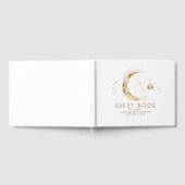 Crescent Moon Sterrennacht Hemelbruiloft Gastenboek (Volledig)