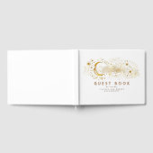 Crescent Moon Sterrennacht Hemelbruiloft Gastenboek (Volledig)