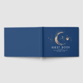 Crescent Moon Sterrennacht Hemelbruiloft Gastenboek (Volledig)