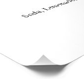 Crescent Moon Sterrennacht Wedding Bar Menu Poster (Hoek)