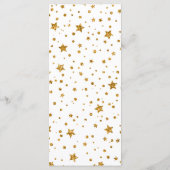 Crescent Moon Sterrennacht Wedding Flat Menu (Achterkant)