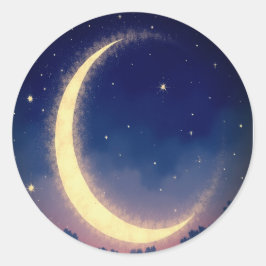 "Crescent Moon Sticker Pack - Magical Celestial