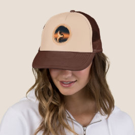 Crescent Moon Woman – Celestial Moonlight Art Shir Trucker Pet