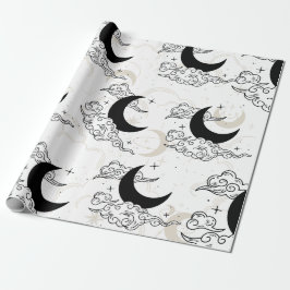 Crescent Moon Wrapping Paper Cadeaupapier