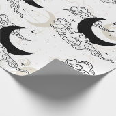 Crescent Moon Wrapping Paper Cadeaupapier (Hoek)