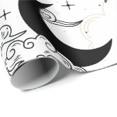 Crescent Moon Wrapping Paper Cadeaupapier (Rol Hoek)