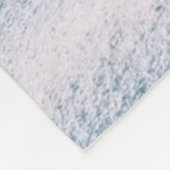 Crescent Moon Yoga Cat in the Snowy Mountains Fleece Deken (Hoek)