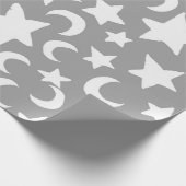 Crescent Moons and Stars Cadeaupapier (Hoek)