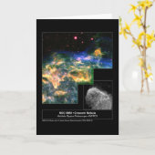 Crescent Nebula 6888 Hubble Telescope Kaart (Gele Bloem)