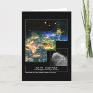 Crescent Nebula 6888 Hubble Telescope Kaart